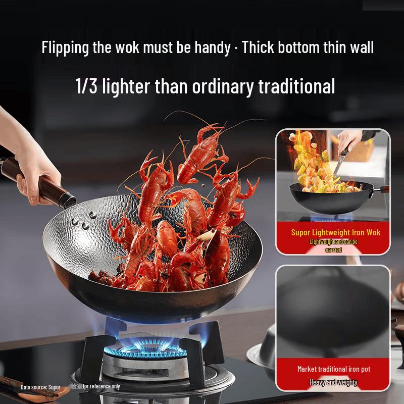 Supor Cast Iron Wok