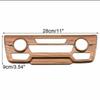 Peach Wood Grain AC Control Panel Cover Trim For Honda CRV 2017 2018 2019 2020 ABS Interior Decoration for Car Center Console Upgrade