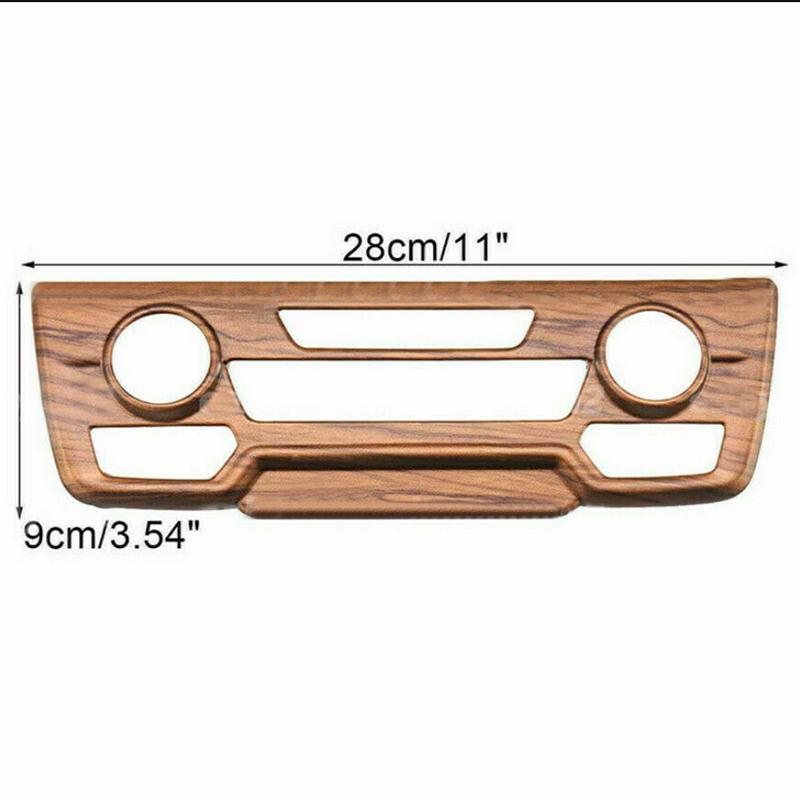 Peach Wood Grain AC Control Panel Cover Trim For Honda CRV 2017 2018 2019 2020 ABS Interior Decoration for Car Center Console Upgrade