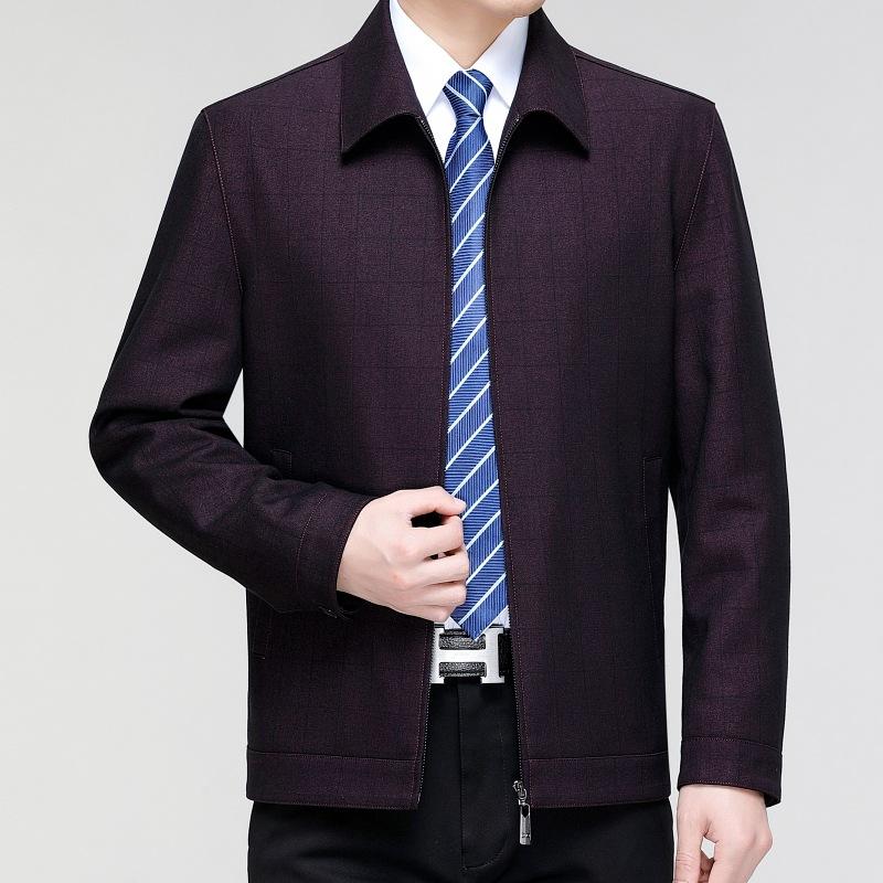 

Весна и осень новая шерстяная куртка мужская деловая повседневная шерстяная куртка для пап среднего возраста повседневные топы для мужчин высокого класса 195