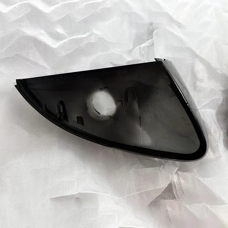 For Skoda Superb 2016-2018 Car Reversing Mirror Protective Shell Bright Black Replacement Buckle Type