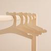 10Pcs Baby Clothes Hangers Wooden Cute Animal Shape Hangers Anti-Slip Clothes Hangers for Nursery Wardrobe Storage Toddlers Clothes