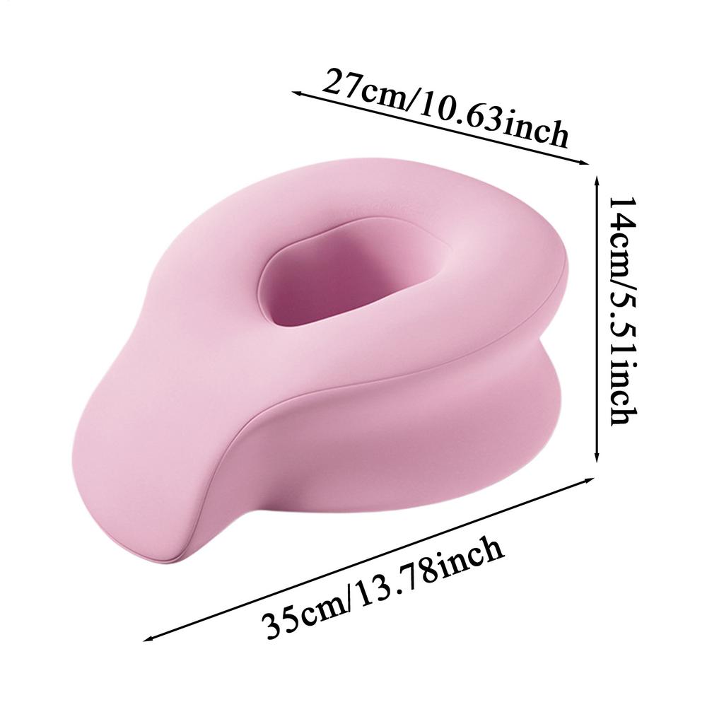 Support Pillow for Face Down Rest Universal breathable Headrest Face Cushion Soft memory foam sleeping pillow Deep Sleep Tool розовый 3900₽