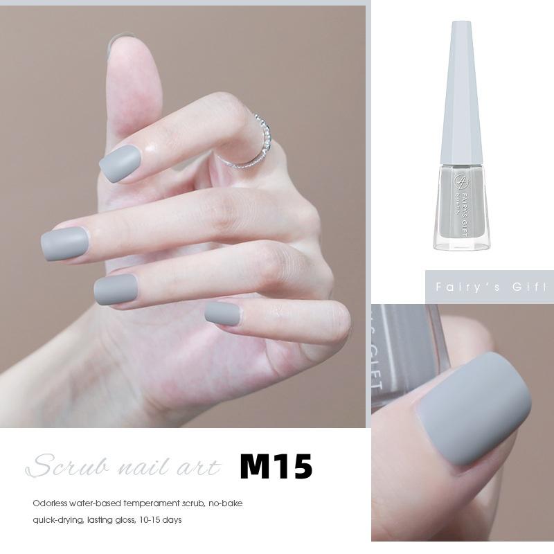 New Water-based Matte Nail Polish Matte Matte Non-tearable No-bake Quick-drying Long-lasting Nail Polish
