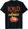 New Limited Funny Lord Of The Wings Chicken Wings Funny Chicken Wings T-Shirt Tops Tee