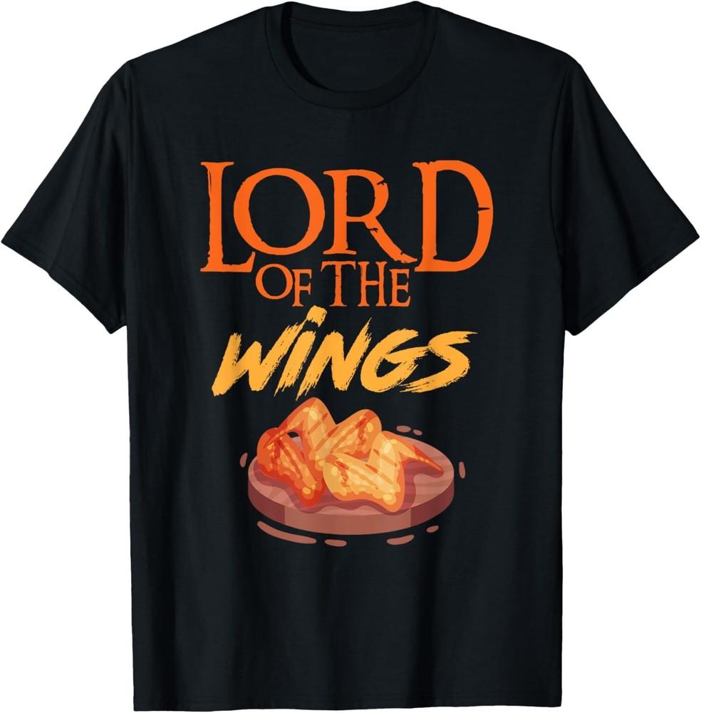 New Limited Funny Lord Of The Wings Chicken Wings Funny Chicken Wings T-Shirt Tops Tee