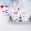 Adorable Cartoon Plush Kitten Backpack Keychain Ornament and Claw Machine Toy