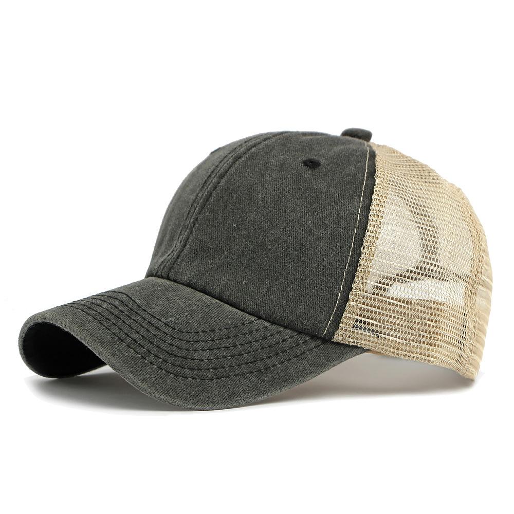 Women's Spring Summer Thin Breathable Mesh Baseball Cap Men's Cotton Cap Sunscreen Hat