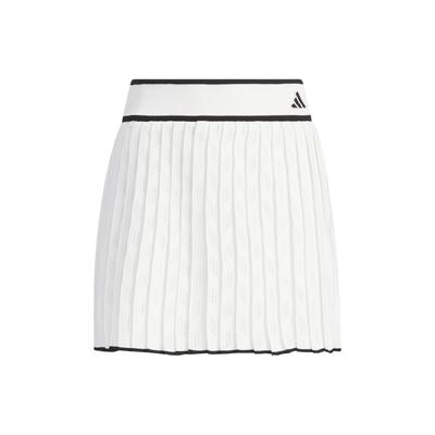 Primeknit Pleated Skirt Color Block Golf Comfortable Knitted Casual Skirt Women Skirts White IN6590