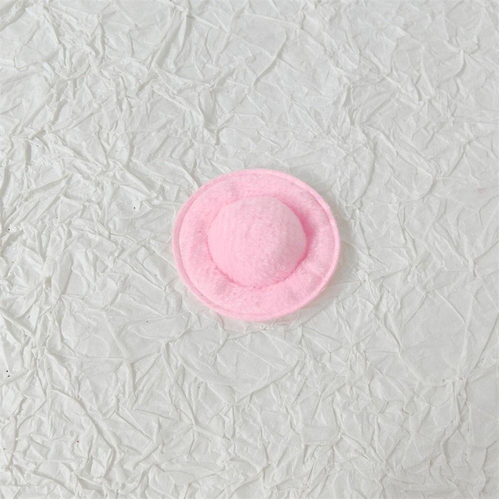 10PCS Hand Weaved Mini Cotton Doll Hat Cotton Doll House Ornament Doll House Parts
