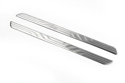 OmsaLine Interior Treadplates (2 Pcs, Stainless Steel) for Renault Megane IV 2016-2025