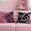 Stylish Ppokras Lampasier Cushion Cover Soft  EasyWash Pillow Case  Versatile for Couch Bed Travel and Office