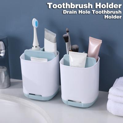Organizer portaspazzolino multifunzionale Design resistente alle cadute e salvaspazio per il piano di lavoro Vanity Mantieni il tuo bagno pulito e ordinato