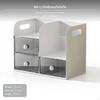 Storage Drawer Organizer Plastic Desktop Bookend Multi Colored Dopamine Style