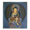 Buddhist Painting Colored Paper, Buddhist Painting, Jizo Bodhisattva
