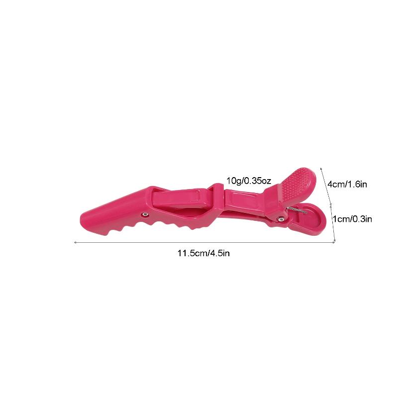 6Pcs Alligator Hair Clips Clamps Claw Section Hairpin Enhanced Crocodile Non-Slip Clips Salon Hair Styling Accessories