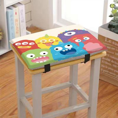 Thickened Rectangular Cartoon Chair Cushion - Perfect for Student and Classroom Use