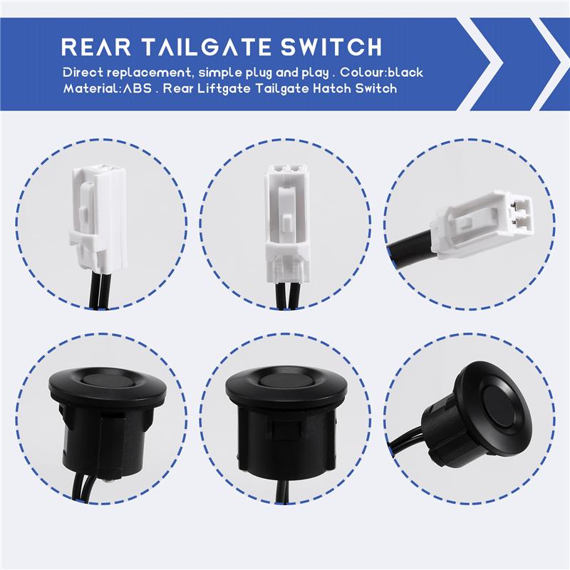 NEW For Mazda 3 2010 2011 2012 2013 Mazda3 Hatchback Rear Liftgate Tailgate Hatch Switch Button BBN9624B0C08 чёрный