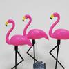 Pink Flamingo Solar Garden Light Outdoor Courtyard Decoration Lantern Standing Lawn Decor Light Waterproof Landscape Yard Light