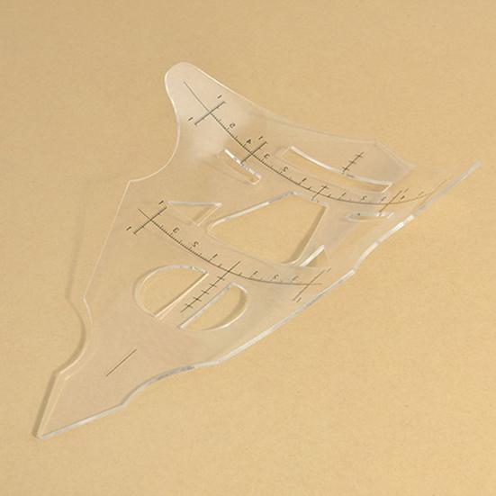 Reusable Eyebrow Stencil Makeup Microblading Measure Symmetrical Tattoo Ruler