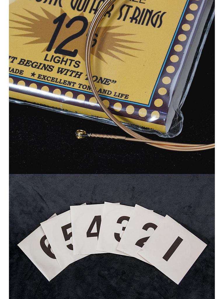Dr. Duck's Phosphor Bronze Acoustic Guitar Strings, Folk Gauge .012-.011, Set of 6