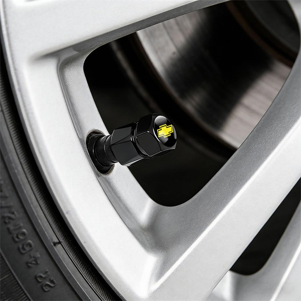 4 Stück Legierung Auto Rad Reifen Luftventil Kappen Schaft Abzeichen Abdeckung für Chevrolet Malibu Cruze Aveo SS Z71 Captiva Lacetti Camaro Epica