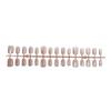 Handmade Nude Pink Gradient Cat Eye Nail Art Stickers