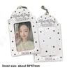 Sparkling Kpop Photocard Holder Multifunction Thickened Card Photo Holder Original PVC Idol Photos Protective Cover Students