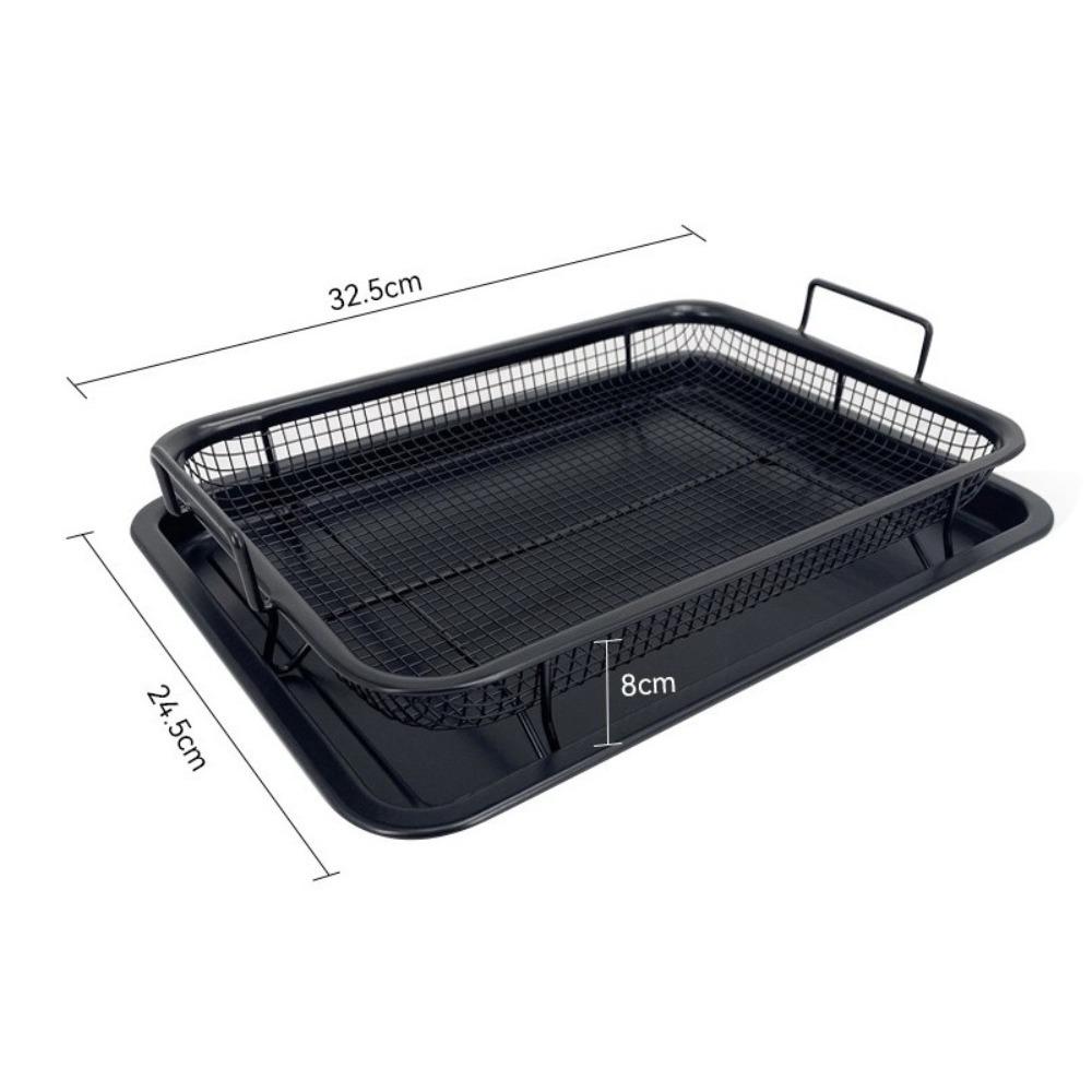 Oven Baking Tray Barbecue Plate Non-Stick Roasting Pan Rack Set  Kitchen Tools
