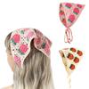 Koreanisches Süßes Niedliches Handgemachtes Häkeln Hohl Dreieck Stirnband Handtuch Für Frauen Mädchen Blumen Kopftuch Haarschmuck