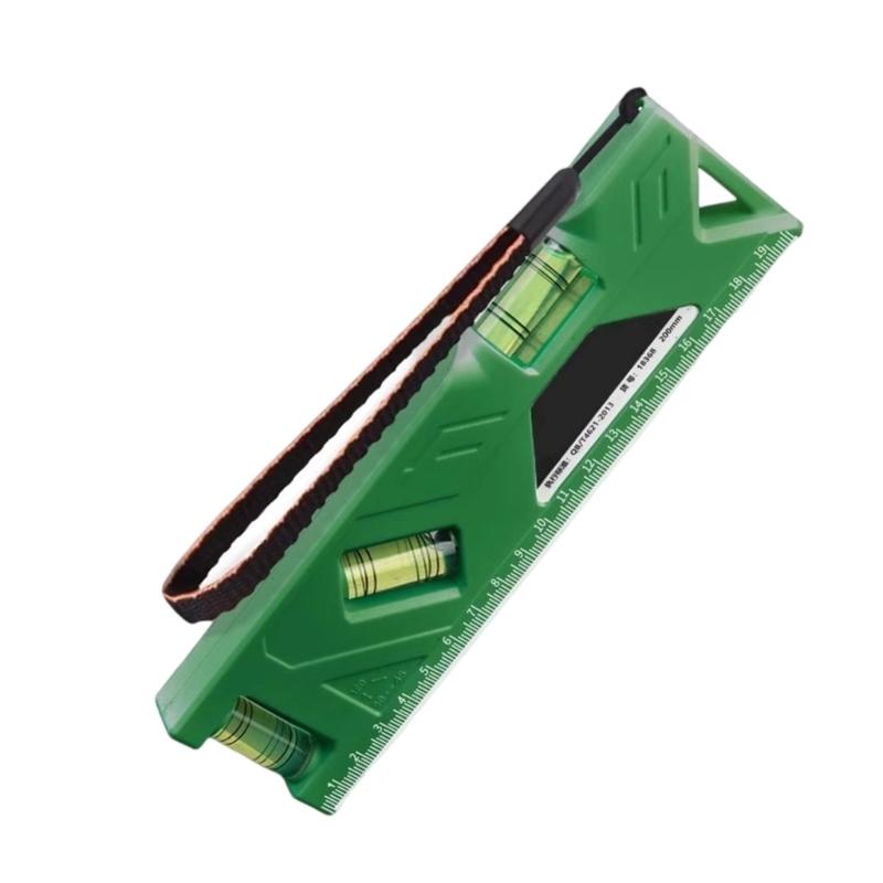 3 In 1 Small Magnetic Level Ruler Horizontal Vertical Measuring Leveling Tool Angle Finder for Household Applications