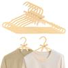 6 Stück Perlenbügel Fliege Perlen Kleidung Braut Kunststoffbügel Kleid Kleiderschrank Aufbewahrungsregal Trockner Organizer Platzsparend