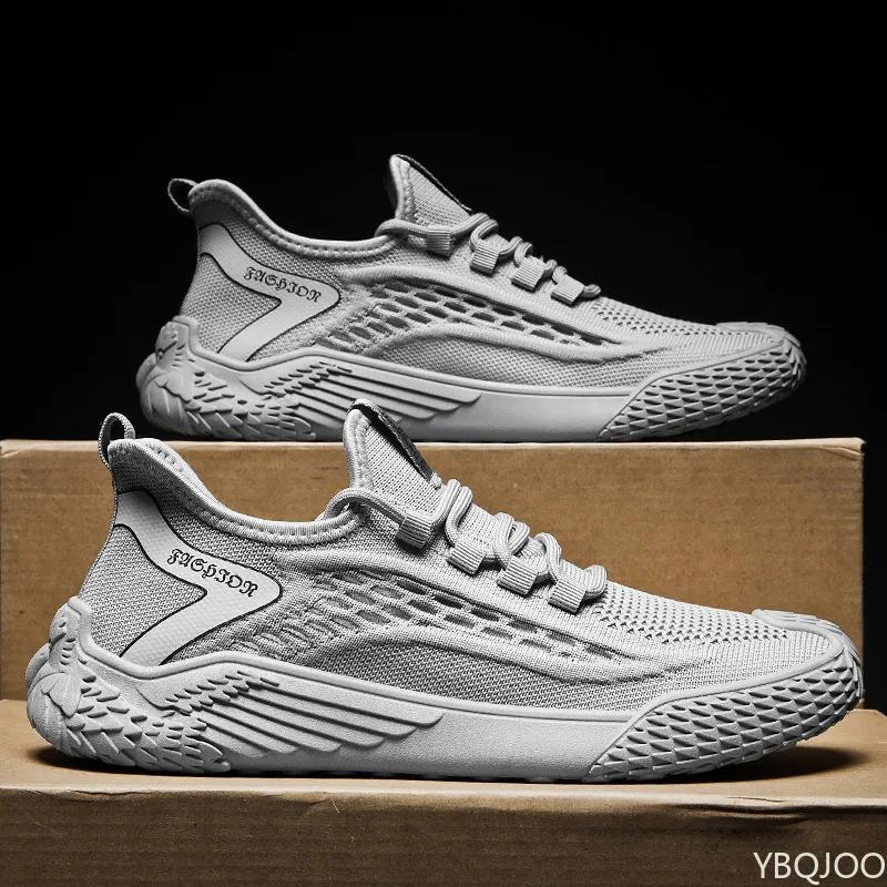 

Модная новая мужская обувь на мягкой подошве Дышащие кроссовки для бега Повседневная удобная сетчатая обувь Легкая мужская обувь для ходьбы Zapatos Homme 39 серый