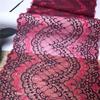 (2 Colors) Multicolor Stretch Lace, Spandex Mesh Lace Fabric for Lingerie, Bra, Underwear, Sewing & Crafting