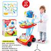 Children'S Toy Simulation Electric Electrocardiogram Doctor Injection Playing House Boys And Girls Medical Kit Set Trolley
