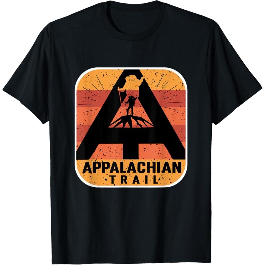Mountain range Appalachian Trail Hiking Hike trail T-Shirt XXXXXL чёрный