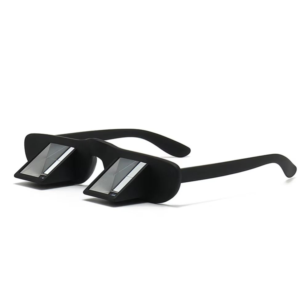 Refractive Climbing Clear Prism Glasses Hight Transparent Rectangle Sunglasses  Outdoor