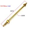 Universal M10/12x220-360mm Motorcycle Electric Car Front Wheel Axle Shock Axis For Honda Yamaha Cygnus-X BWS RSZ Niu Dirt Bike