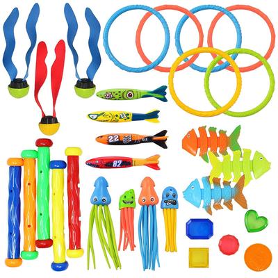LW SPPORT Schwimmbadspielzeug für Wasser Kostbar Für Geburtstage Tauchen, Schwimmen, Training, Spielen, Eltern-Kind-Zeit, Kinder, Jungen, Mädchen, Geschenke, (30 STÜCKE)