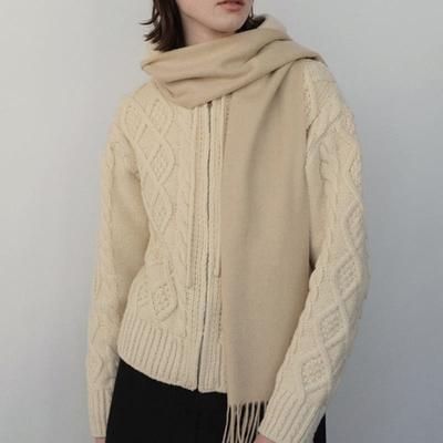 LeniL Ricos Winter Basic Muffler (Butter)