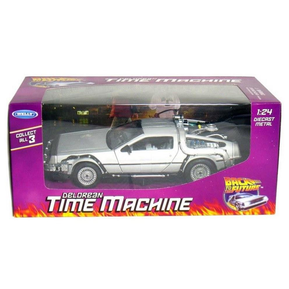 

WELLY 1:24 Back to the Future Part 1 DeLorean Die-Cast Model Car