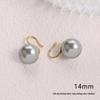2025 Pure Silver Pearl Stud Earrings for Women - High-End Feel with Ear Drops & High Heels Ear Hooks