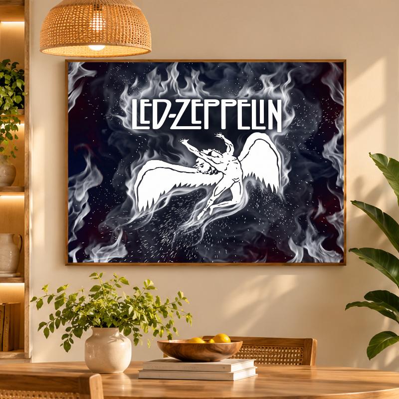 5D Diamond Painting Led Zeppelin DIY Full Drill Diamond Art Kit Home Decoration