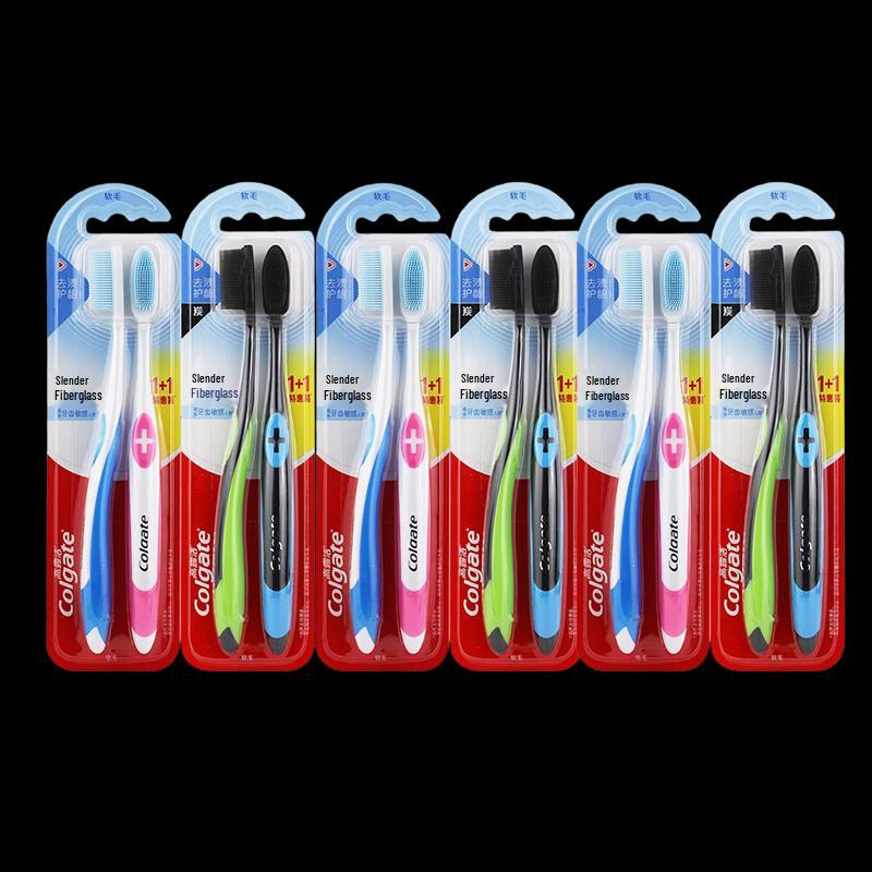 Colgate Slim Soft Nano Charcoal Toothbrush