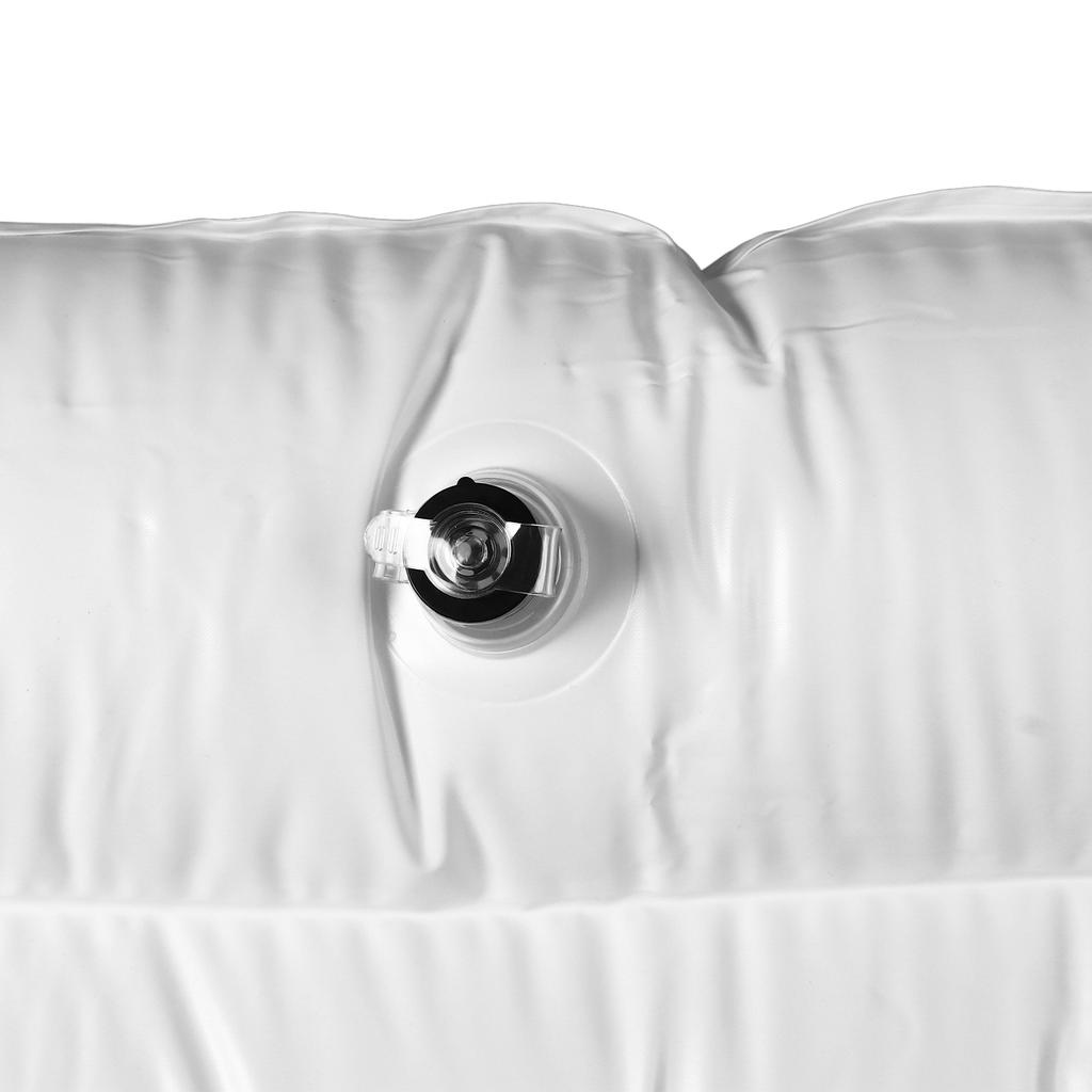 4.2ft Diameter Inflatable Hot Tub Cover PVC Dustproof Rainproof Insulated Energy Saving Lid for Square Hot Tub