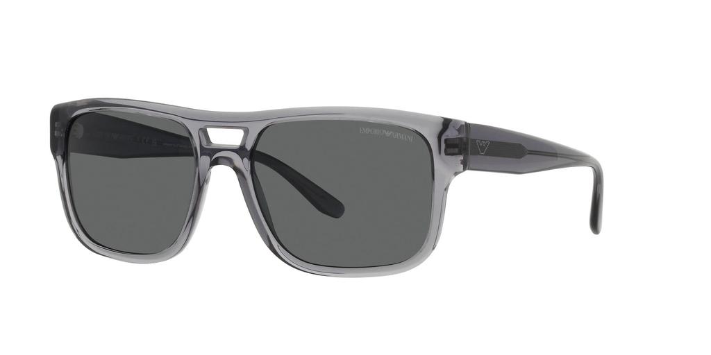 Sunglasses EA4197F TRANSPARENT GREY GREY Lens 57 [Emporio Armani] Frame/DARK