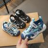 Boys Sandals Hollowed Out Breathable Kids Fashion Shoes Toes Capped Anti-kicked 2025 Summer New Children Beach Shoes Non-slip