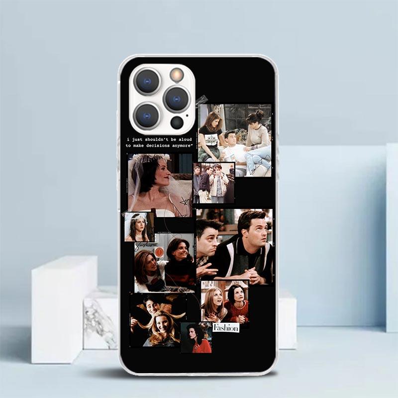 Friends Tv Show Funny Family Phone Case For IPhone 16 17 Air 16E 15 14 Plus 13 Mini 12 11 Pro Max 7 8 + SE 2020 Soft TPU Back Co