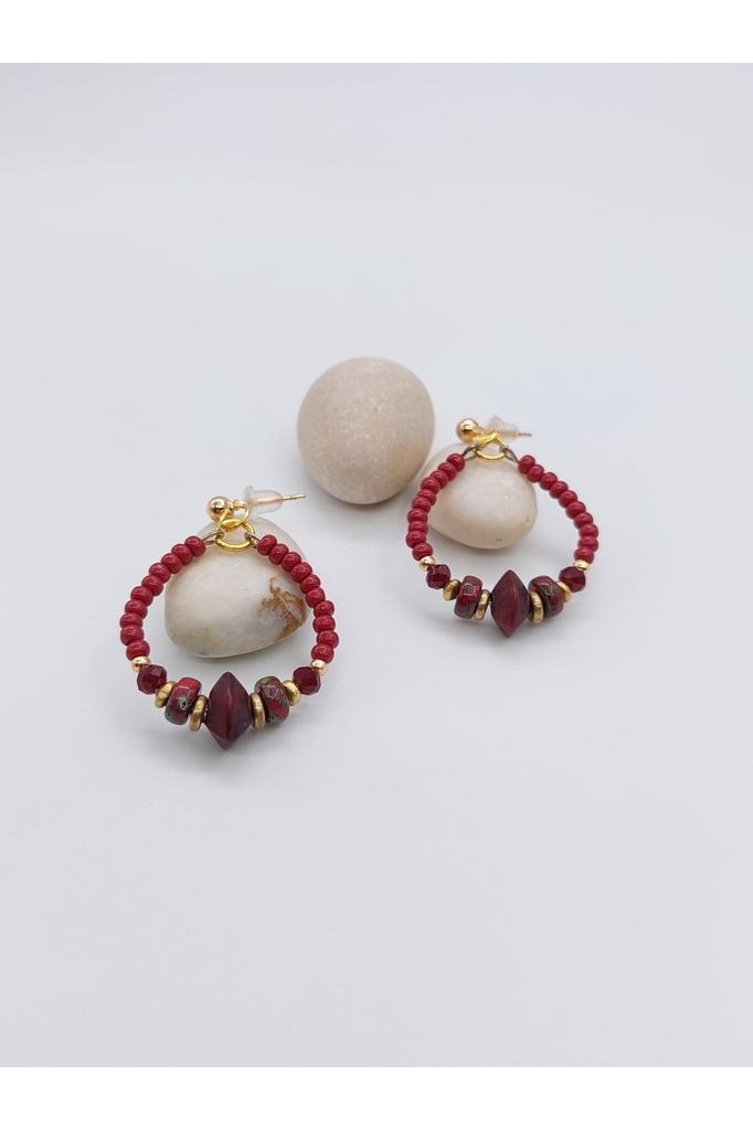 Valentine's Day Birthday Gift Handmade Ethnic Authentic Hippie Bohemian Fashion Jewelry Earrings