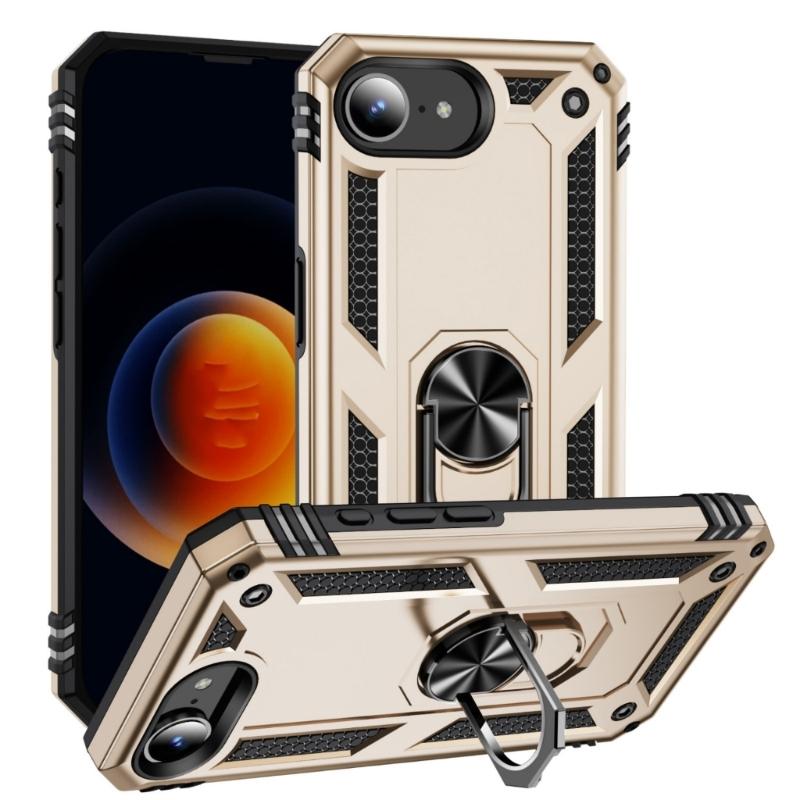 Shock Absorbent TPU & PC Combine Cover Featuring Build In Kickstands & Magnetic Mount Support Suitable for Phone 16E